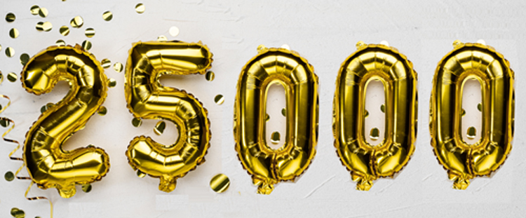 25.000ster Kunde