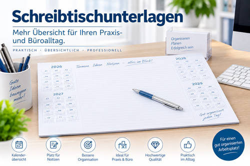 Schreibtischunterlagen