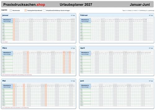 Urlaubsplaner