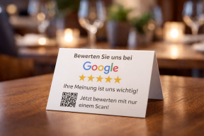30 Tischaufsteller für GOOGLE-Bewertungen