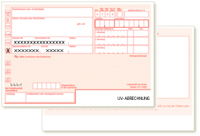 500 Kassenrezepte Muster 16 für Unfallabrechnung