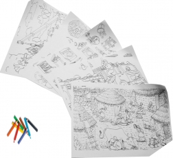 200 Malbogen für Kinder  (DIN A4)