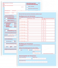 Muster 4   Verordnung Krankenbeförderung  (100er-Pack)