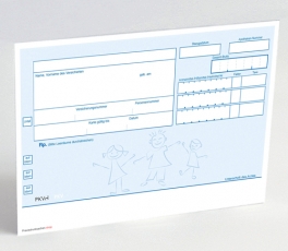 Rezeptvordrucke PKV, blau, Kinder OHNE Praxiseindruck (250 Stk.)