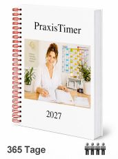 PraxisTimer 365 Seiten für 2027 (für max. 4 Ärzte/Behandler)