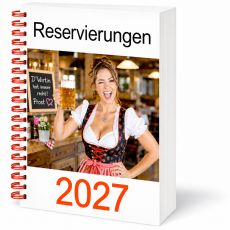 Reservierungsbuch 2027 GastroTimer mit 365 Seiten
