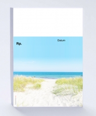 Rezeptblock DIN A6, Hintergrunddruck Strand