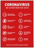 Hygienetipps Plakate und Tresenaufsteller