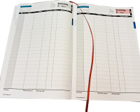 Reservierungsbuch 2026 GastroTimer mit 365 Seiten als Buchbindung