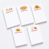 500 Kellnerblöcke mit je 50 Blatt mit Ihrem Logo bedruckt