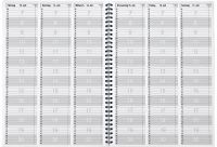 PraxisTimer weekly 2027 – 54 Wochen auf einen Blick
