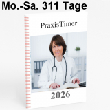 PraxisTimer 311 für 2026 (für max. 4 Ärzte/Behandler)