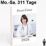 PraxisTimer 311 Seiten für das Jahr 2026 (ideal für Einzelpraxen)