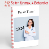 PraxisTimer 312 für 2024 (für max. 4 Ärzte/Behandler)