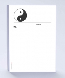 Rezeptblock DIN A6, mit Logo YingYang