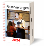 Reservierungsbuch 2024 GastroTimer mit 366 Seiten