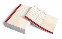 Terminzettel Leonardo, weinrot/beige