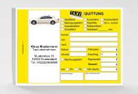 Taxiquittung (mit Ihrem Firmeneindruck)