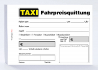 1.000 Taxiquittungen A6 (16 Blöcke mit 65 Blatt)