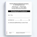 Bestätigung für Praxisbesuch – 65 Blatt mit Praxiseindruck